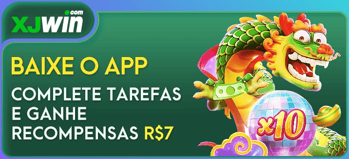Bônus boas-vindas XJWIN R$100